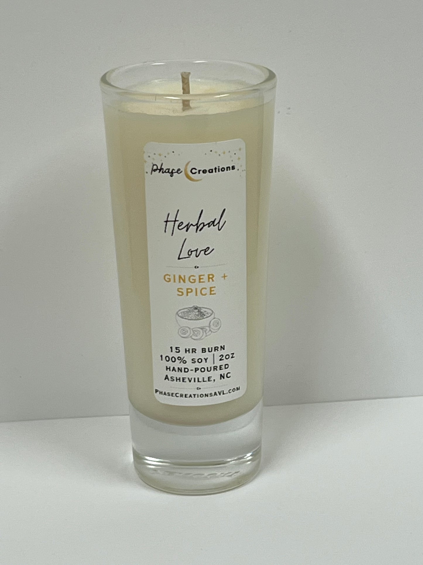 HERBAL LOVE ~ Ginger + Spice | Hand-poured Premium Soy Candle
