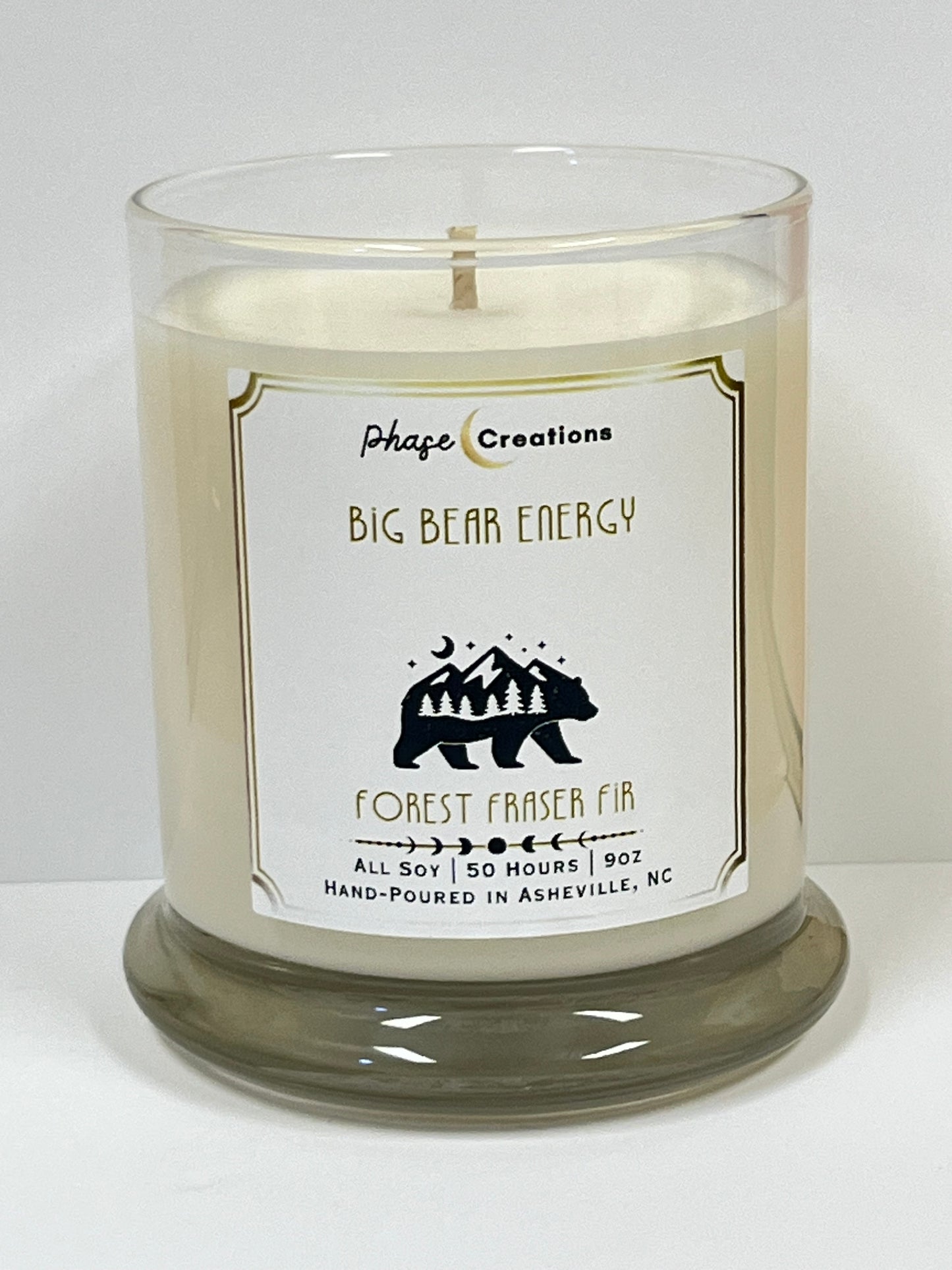 BIG BEAR ENERGY ~ Forest Fraser Fir | 50 Hour ~ Hand-poured premium Soy Candle