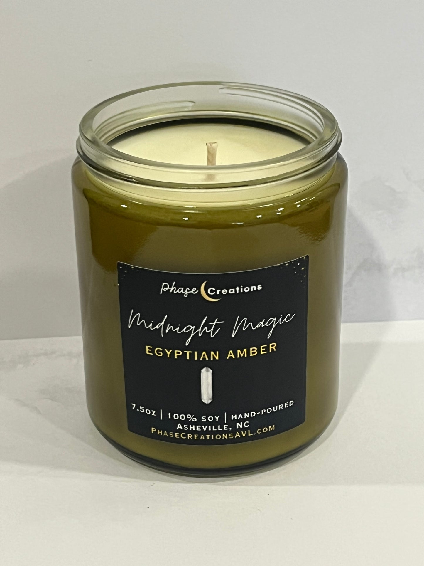 MIDNIGHT MAGIC ~ Egyptian Amber | Hand-poured Premium Soy Candle