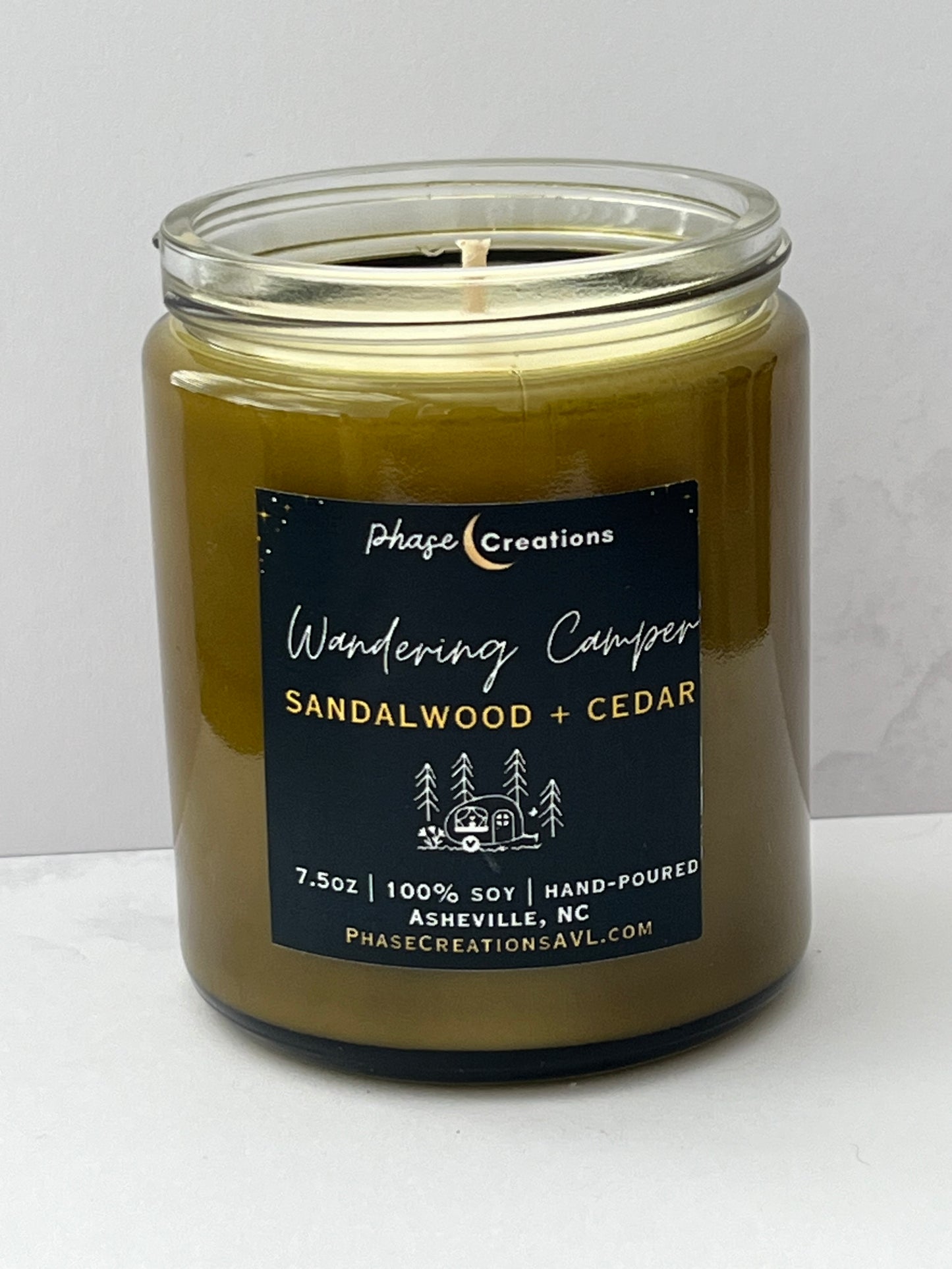 WANDERING CAMPER ~ Sandalwood + Cedar | Hand-poured Premium Soy Candle