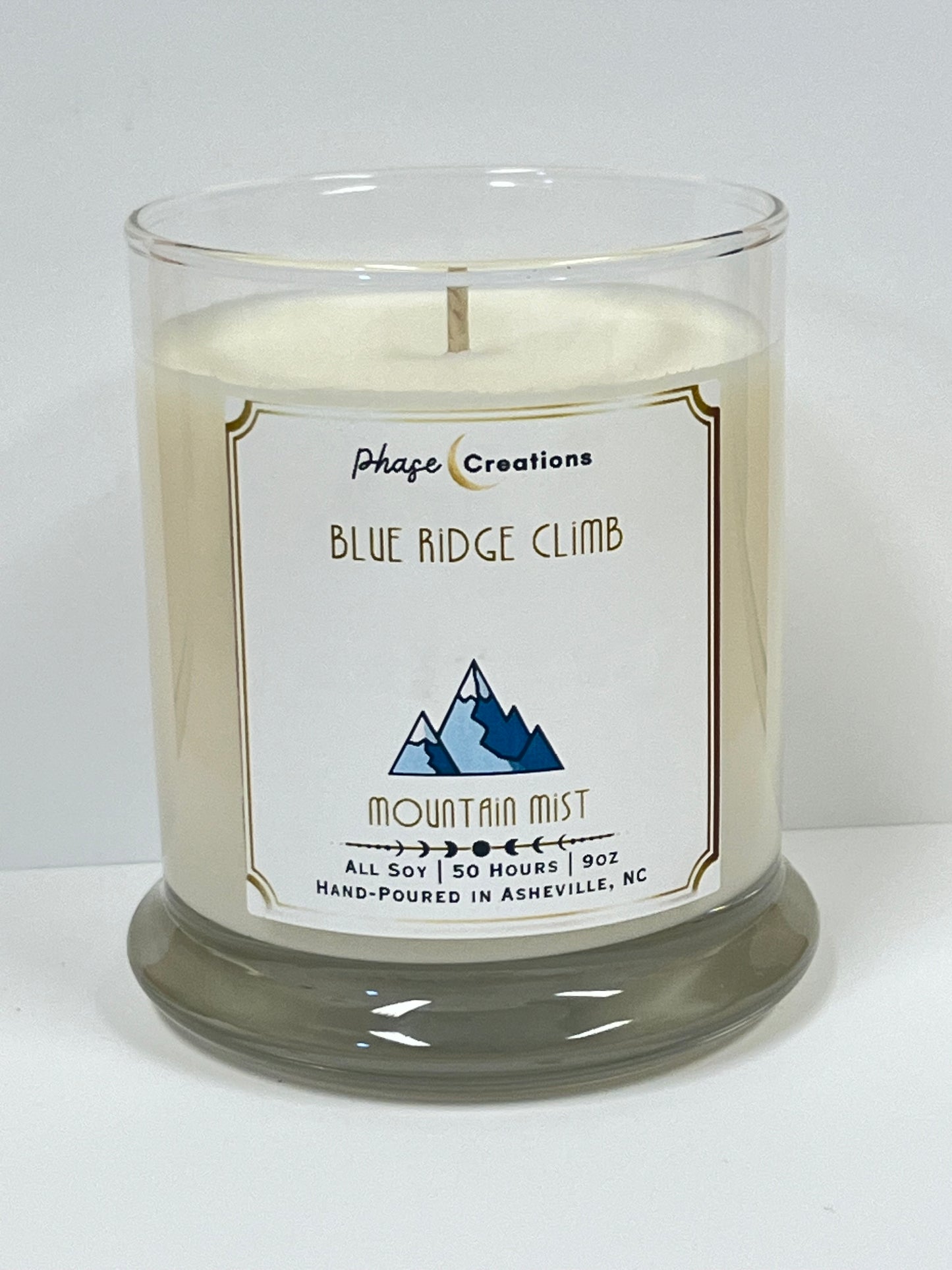 BLUE RIDGE CLIMB ~ Mountian Mist | 50 Hour ~ Hand-poured premium Soy Candle