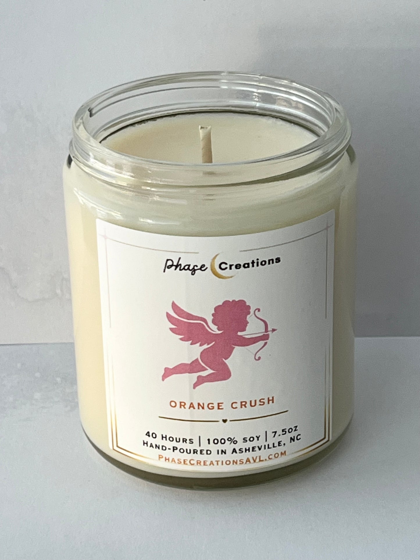 Valentine’s Candle | CUPID ~ Orange Crush | Hand-poured Premium Soy Candle