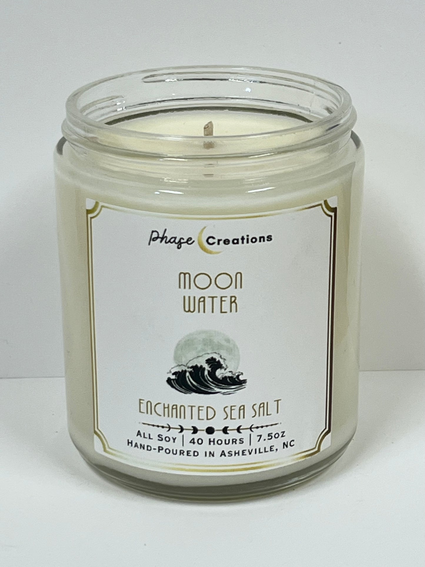 MOONWATER ~ Enchanted Sea Salt | 40 Hour ~ Hand-poured premium Soy Candle