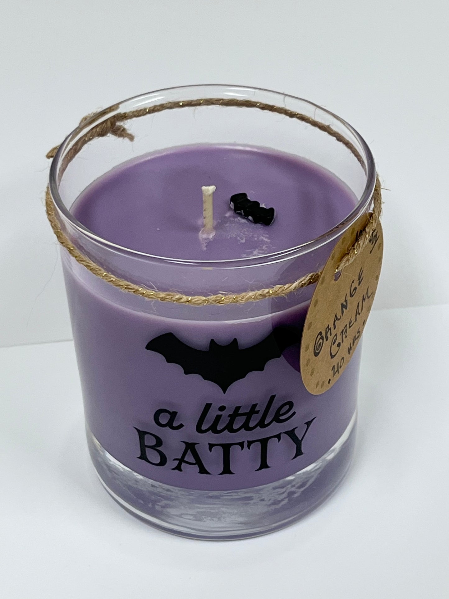 HALLOWEEN CANDLE : ORANGE CREAM | Hand-poured Premium Soy Candle