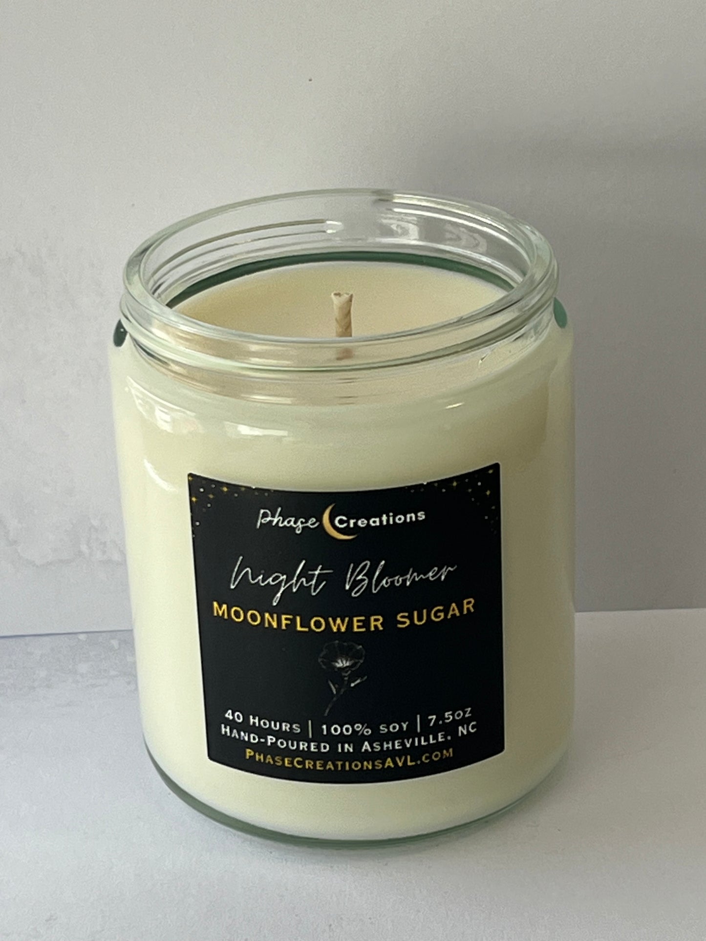 NIGHT BLOOMER ~ Moonflower Sugar | Hand-poured Premium Soy Candle