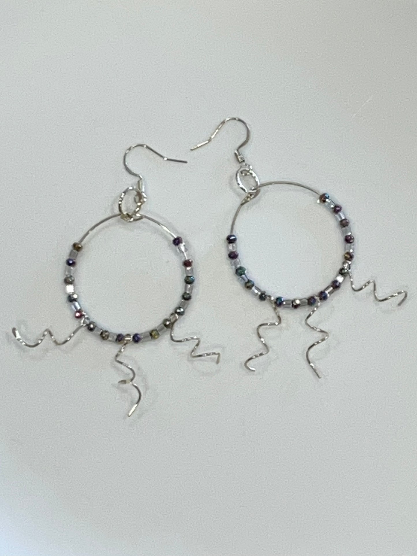 WILD RAINBOW HEMATITE | GEMSTONE CRYSTAL Earrings