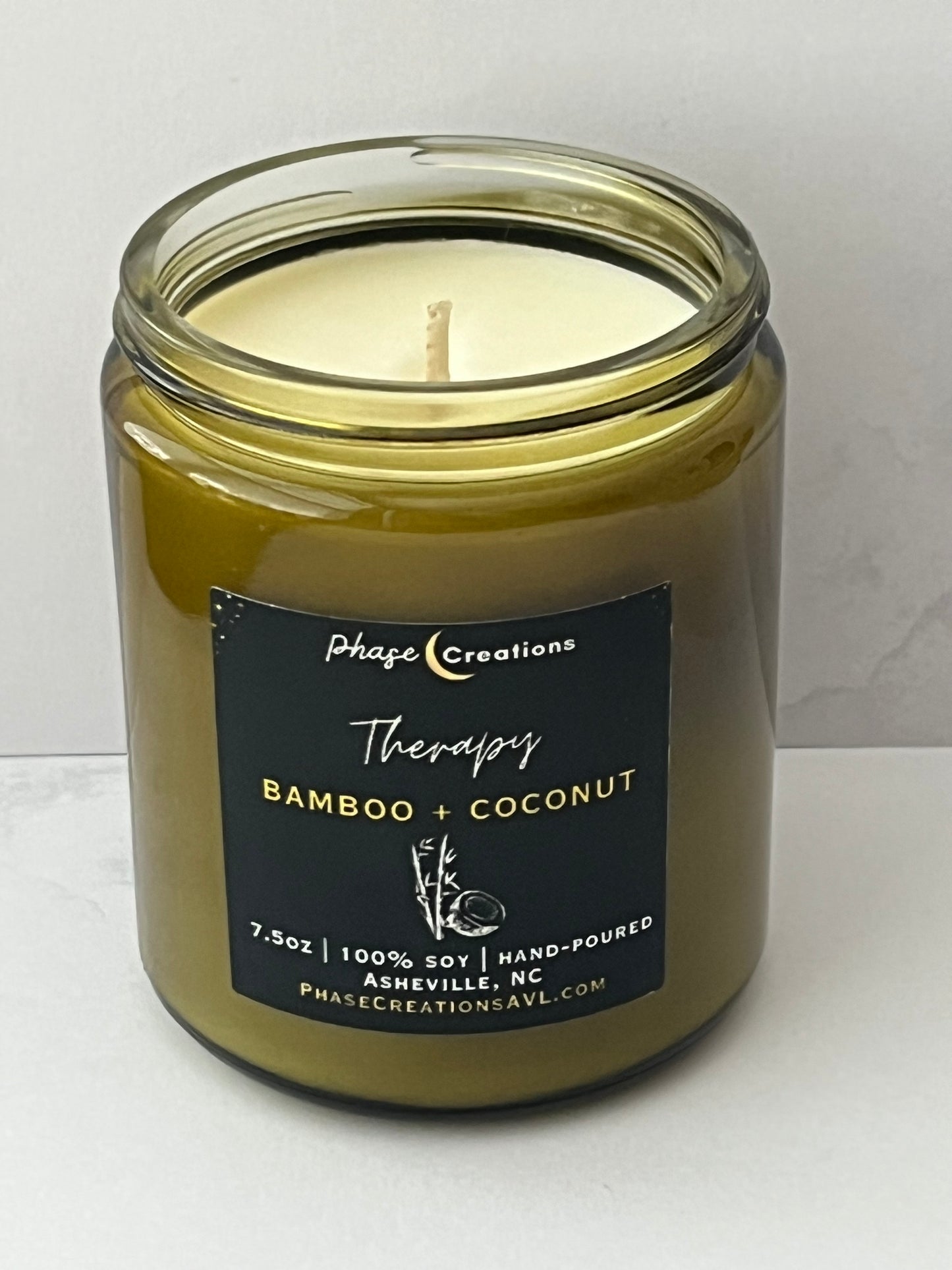 THERAPY ~ Bamboo + Coconut | Hand-poured Premium Soy Candle