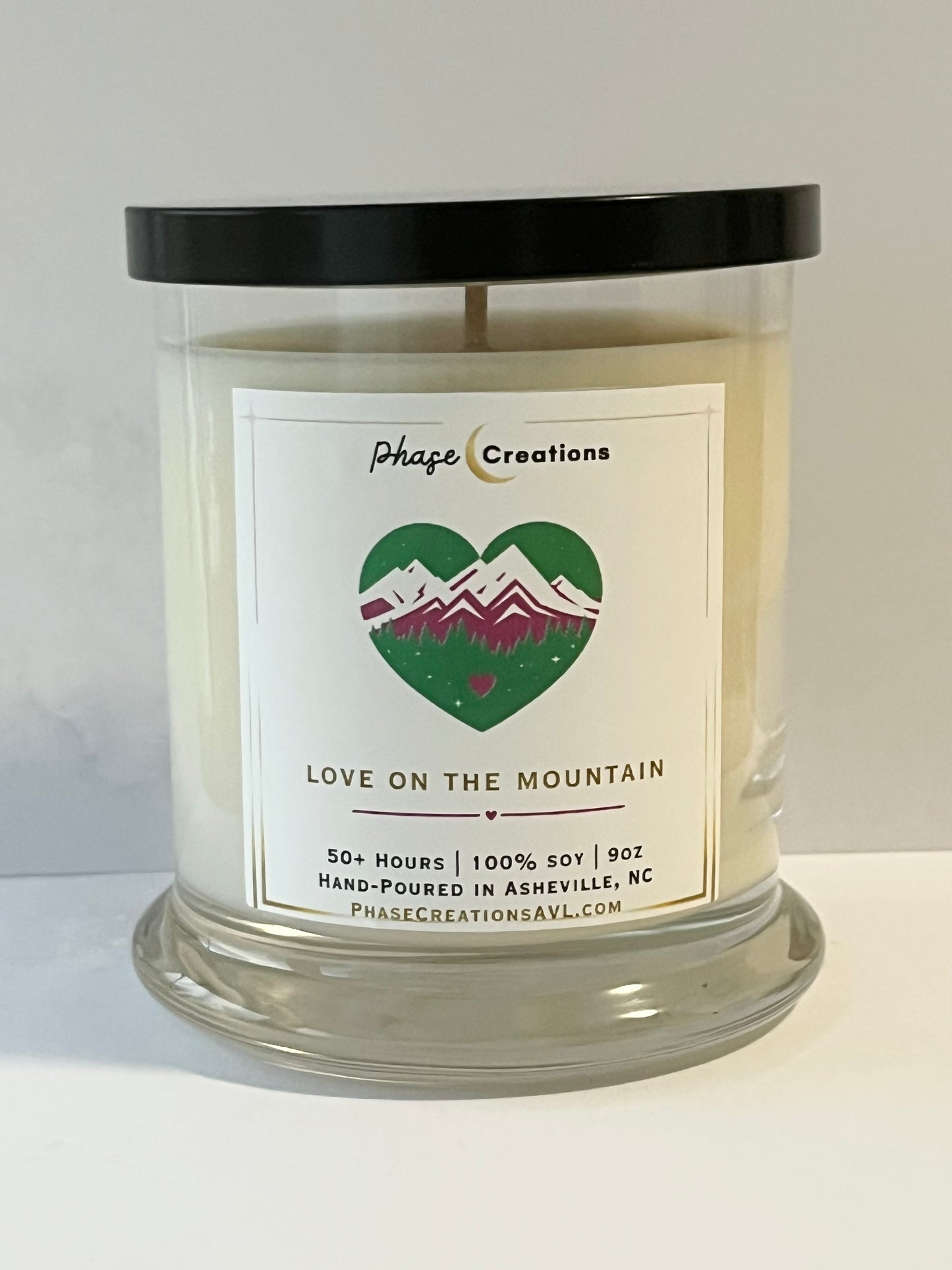 Valentine’s Candle | LOVE ON THE MOUNTAINS ~ Fir, Pine + Spice | Hand-poured Premium Soy Candle