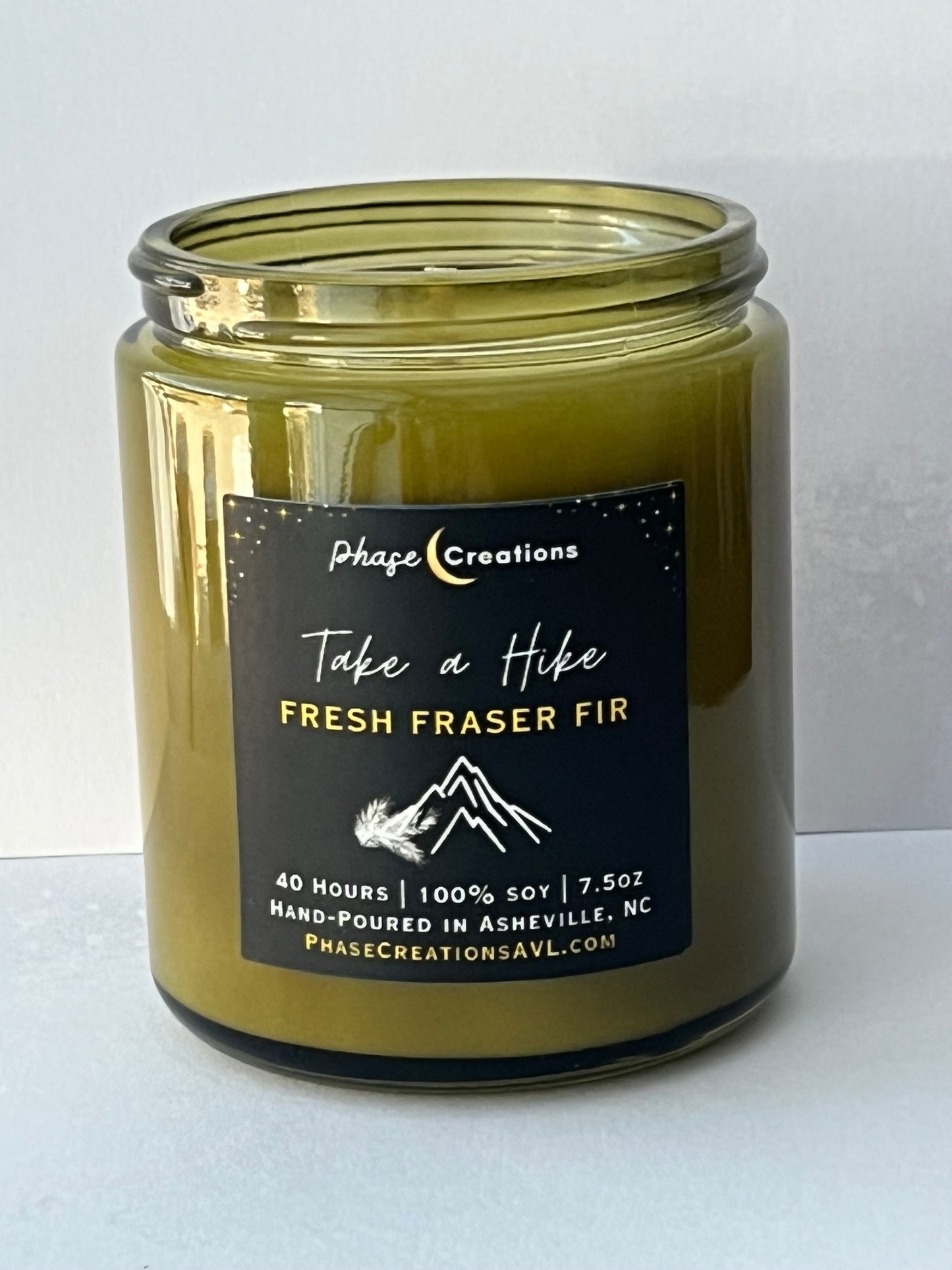 TAKE A HIKE ~ Fresh Fraser Fir | Hand-poured Premium Soy Candle