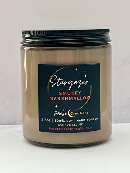 STARGAZER ~ Smokey Marshmallow | Hand-poured Premium Soy Candle