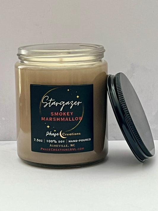 STARGAZER ~ Smokey Marshmallow | Hand-poured Premium Soy Candle