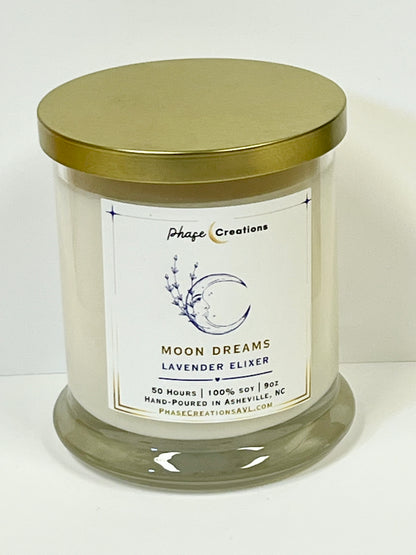 MOON DREAMS ~ Lavender Elixer | Hand-poured Premium Soy Candle