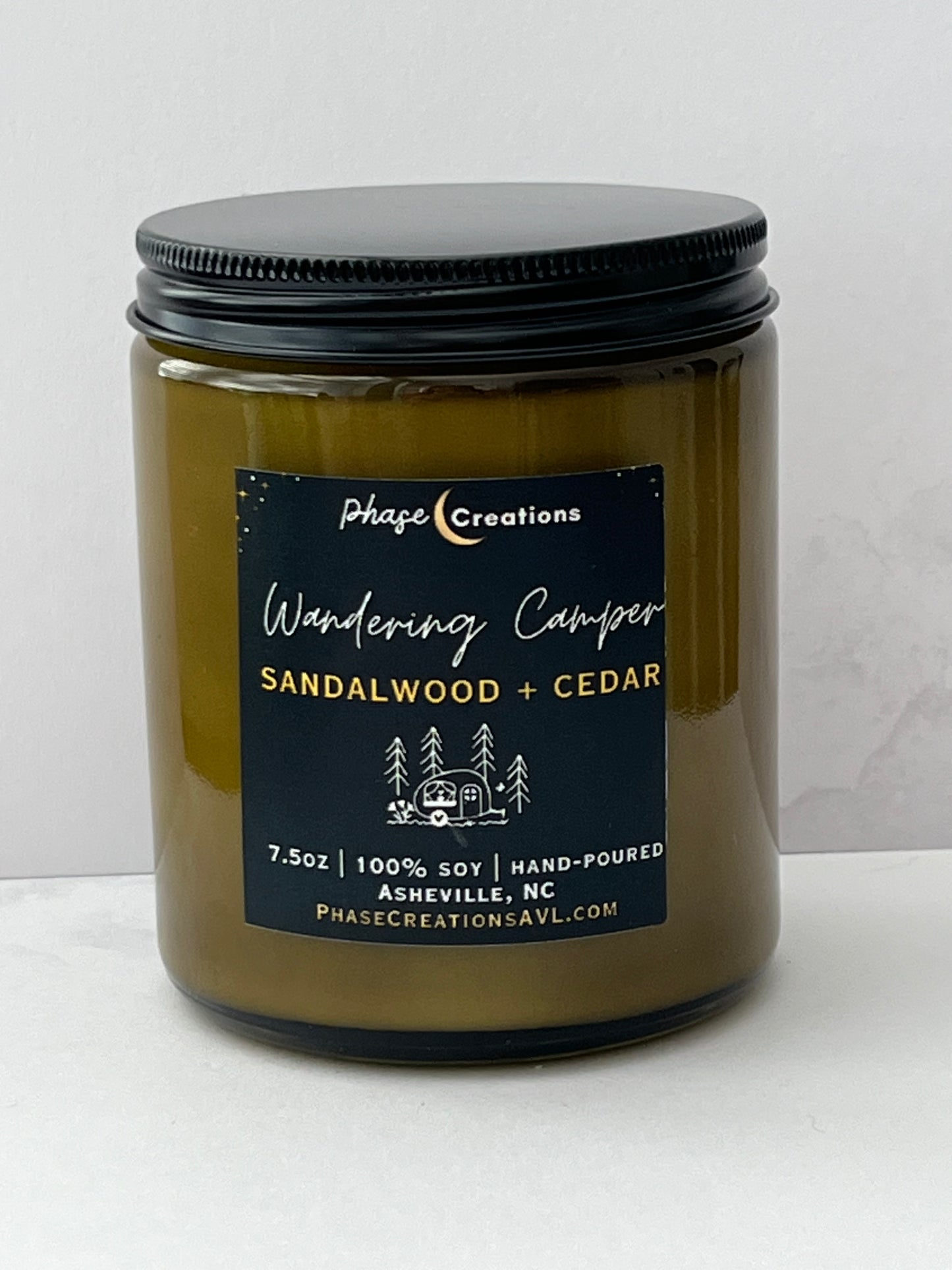 WANDERING CAMPER ~ Sandalwood + Cedar | Hand-poured Premium Soy Candle