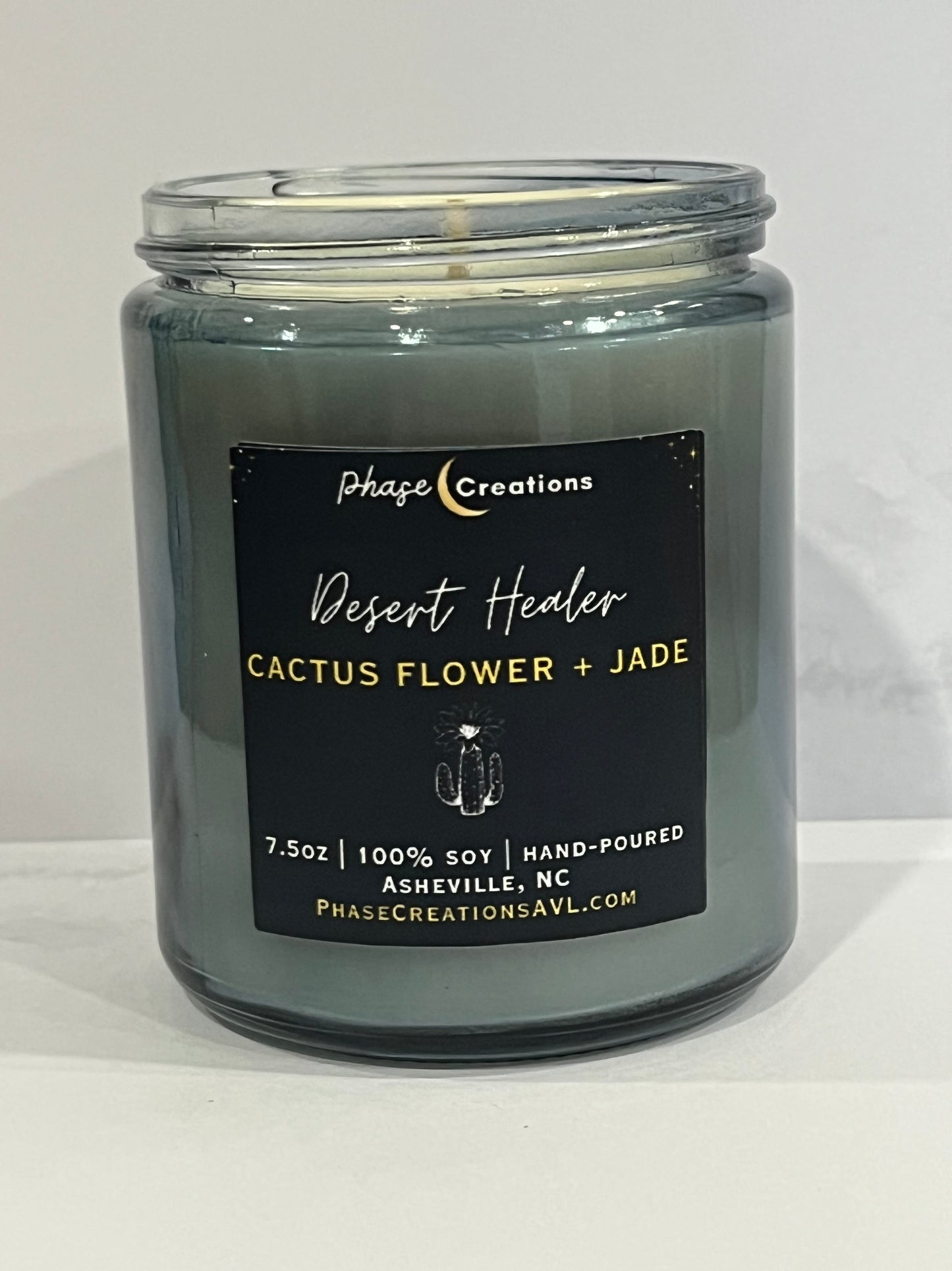 DESERT HEALER ~ Cactus Flower + Jade Scent | Hand-poured Premium Soy Candle