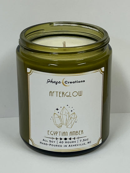 AFTERGLOW ~ Egyptian Amber | 40 Hour ~ Hand-poured Premium Soy Candle