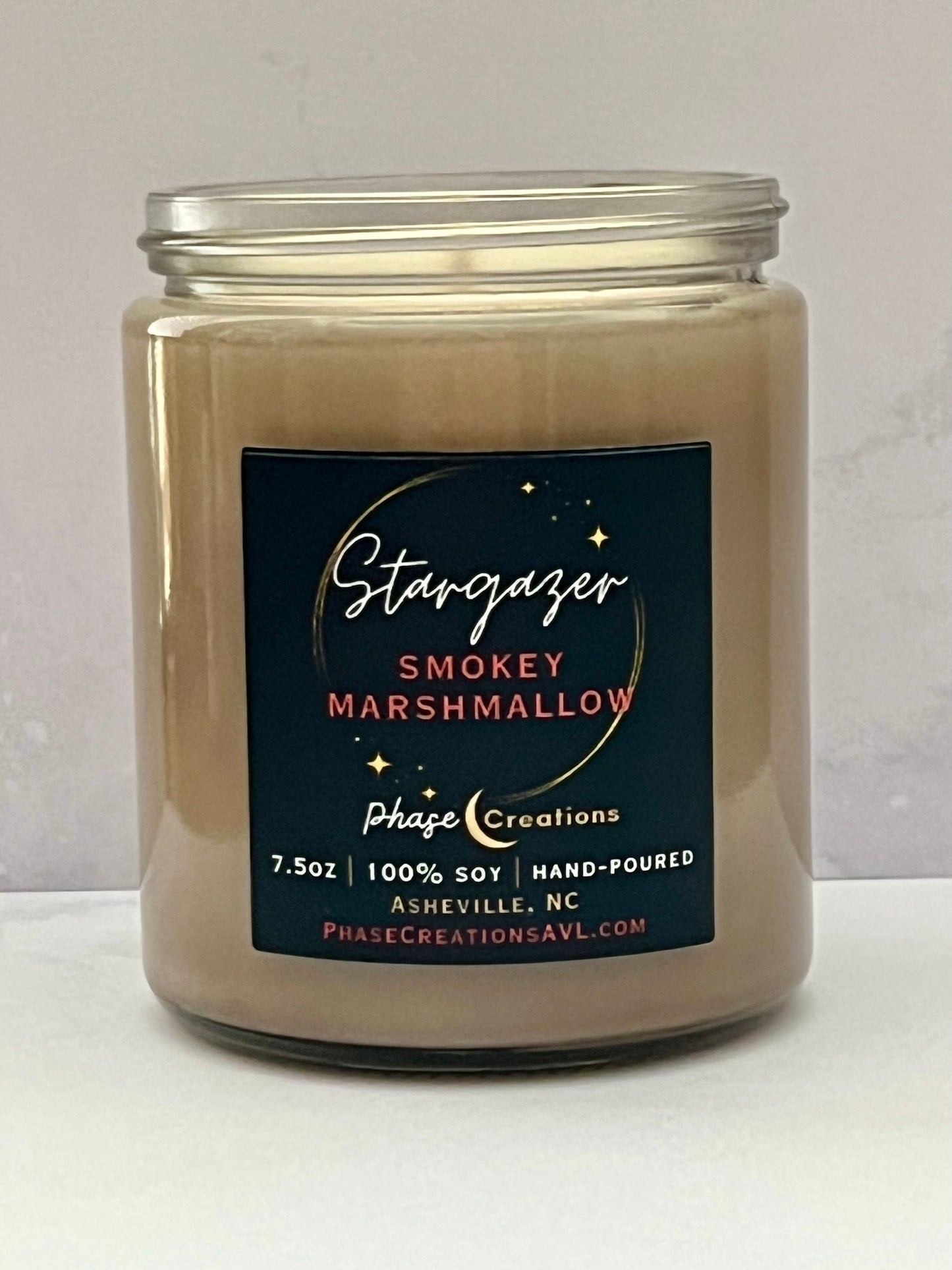 STARGAZER ~ Smokey Marshmallow | Hand-poured Premium Soy Candle