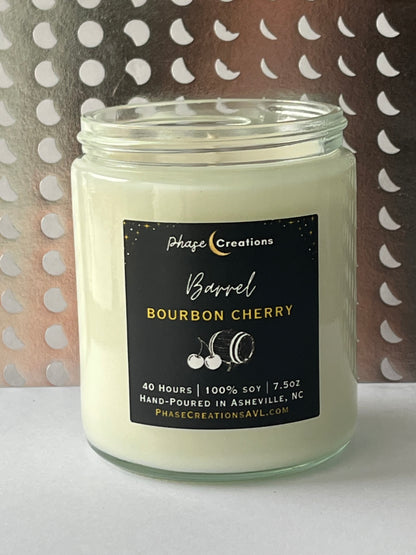 BARREL ~ Bourbon Cherry | Hand-poured Premium Soy Candle