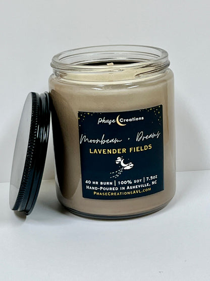 MOONBEAM + DREAMS ~ Lavender Fields | Hand-poured Premium Soy Candle