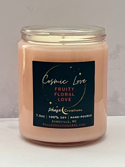 COSMIC LOVE ~ Fruity Floral Love | Hand-poured Premium Soy Candle