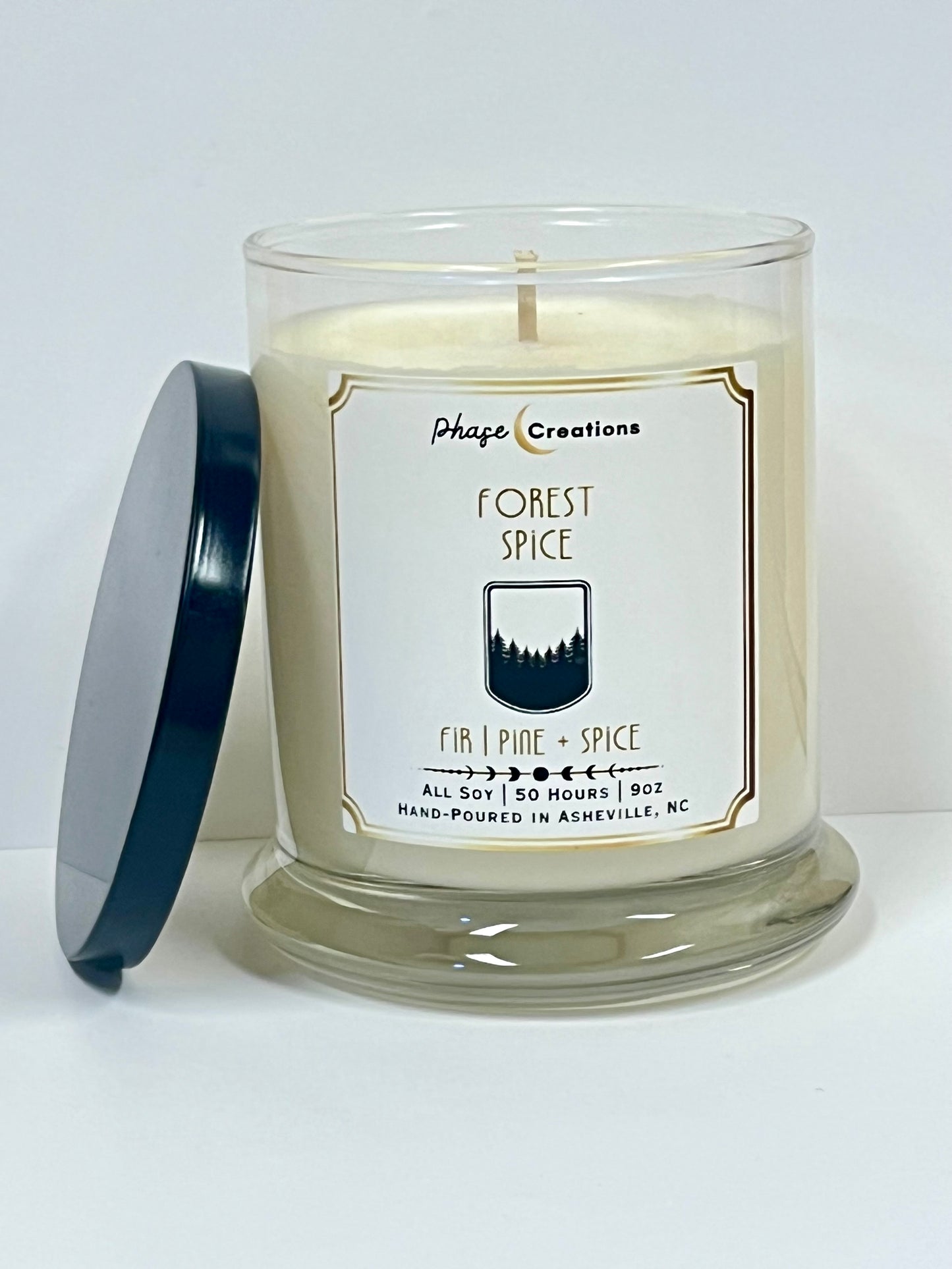 FOREST SPICE ~ Fir | Pine + Spice | 50 Hour ~ Hand-poured premium Soy Candle
