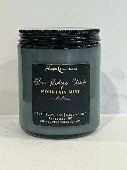 BLUE RIDGE CLIMB ~ Mountain Mist | Hand-poured Premium Soy Candle
