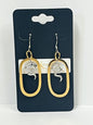 DAINTY SERPENTINE DANGLES (GP+SS) | Earrings