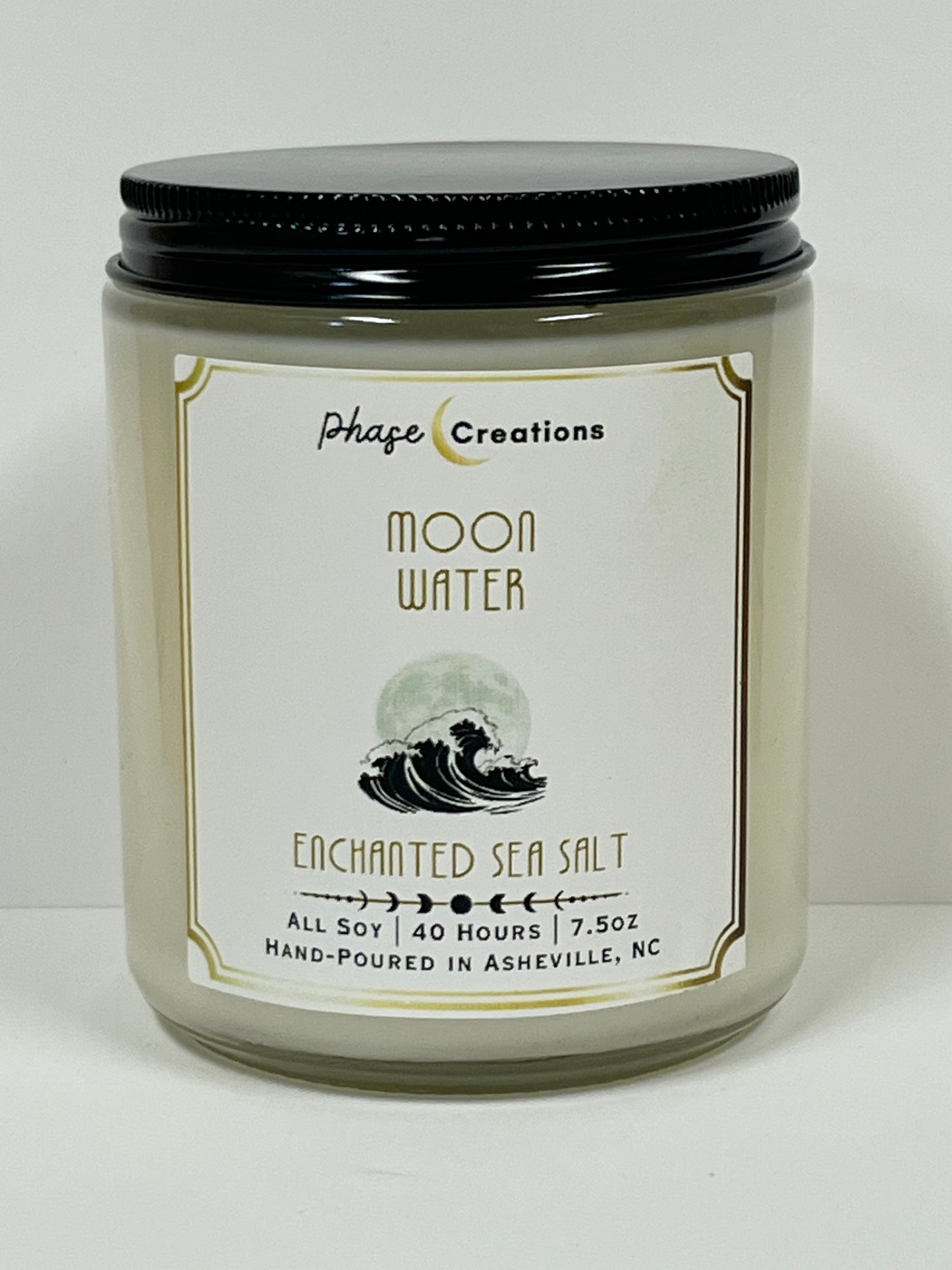 MOONWATER ~ Enchanted Sea Salt | 40 Hour ~ Hand-poured premium Soy Candle