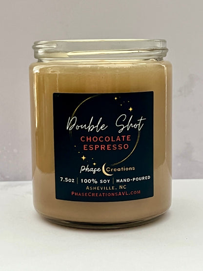DOUBLE SHOT ~ Chocolate Espresso | Hand-poured Premium Soy Candle