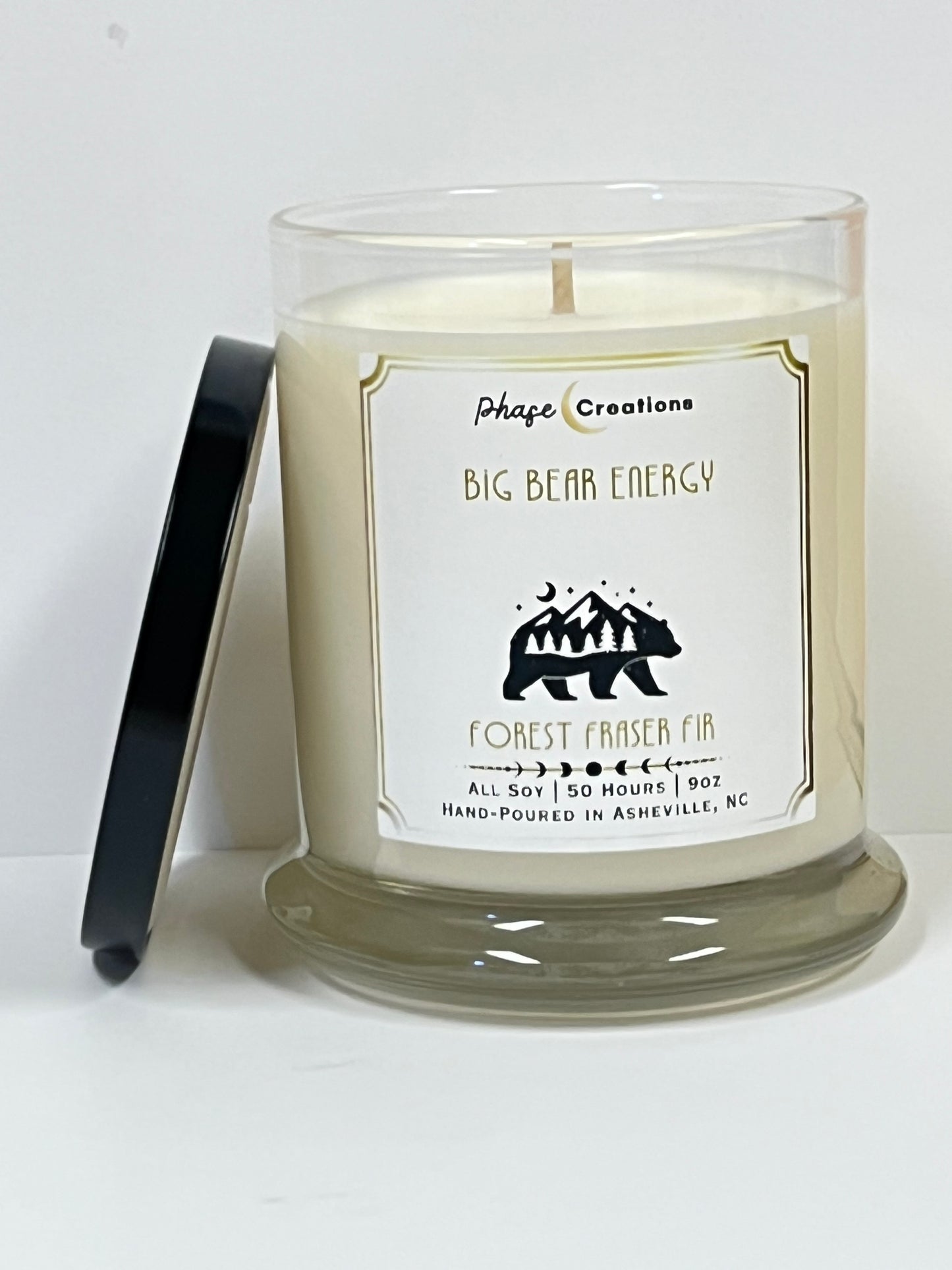 BIG BEAR ENERGY ~ Forest Fraser Fir | 50 Hour ~ Hand-poured premium Soy Candle