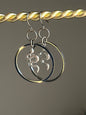 DAINTY SERPENTINE HOOP-DANGLES (SS) | Earrings