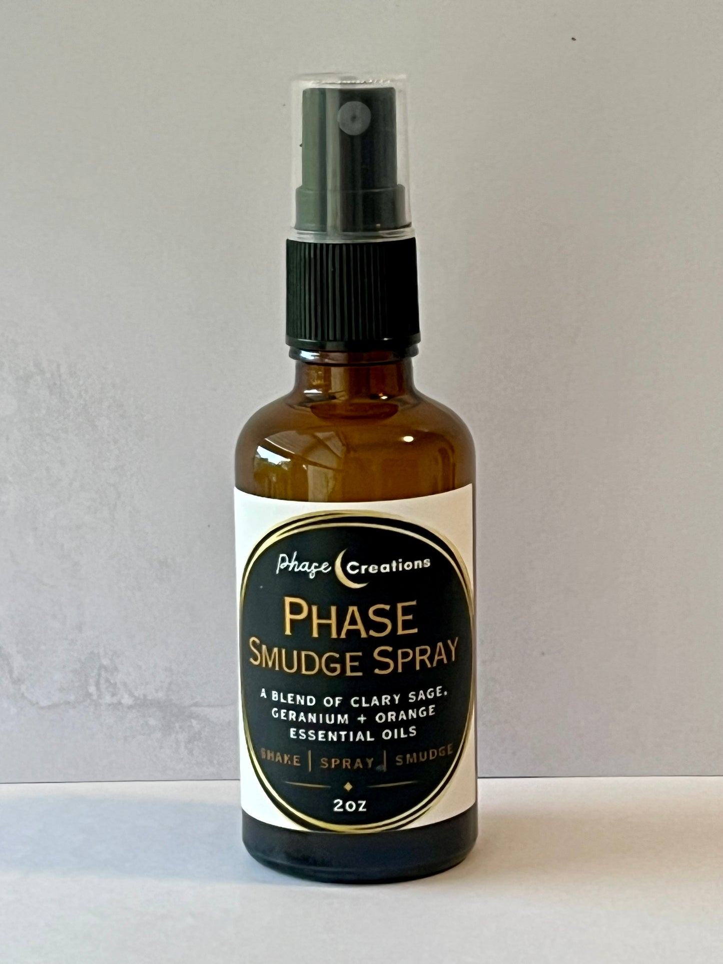 PHASE CREATIONS’ SMUDGE SPRAY | Essential Oil Body + Room Spray