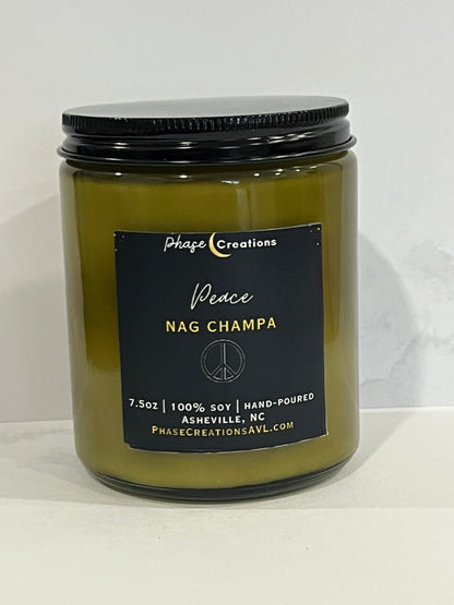 PEACE ~ Nag Champa | Hand-poured Premium Soy Candle