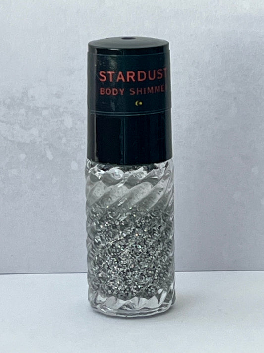 STARDUST BODY SHIMMER | Eco-friendly Silver Halographic Glitter Rollerball (unscented)