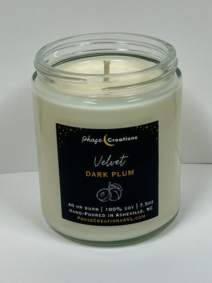 VELVET ~ Dark Plum | Hand-poured Premium Soy Candle