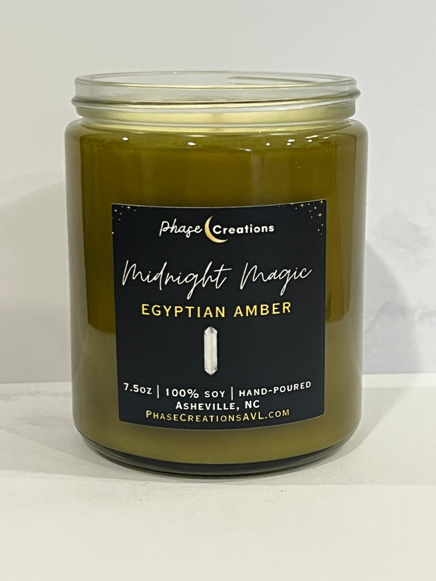 MIDNIGHT MAGIC ~ Egyptian Amber | Hand-poured Premium Soy Candle