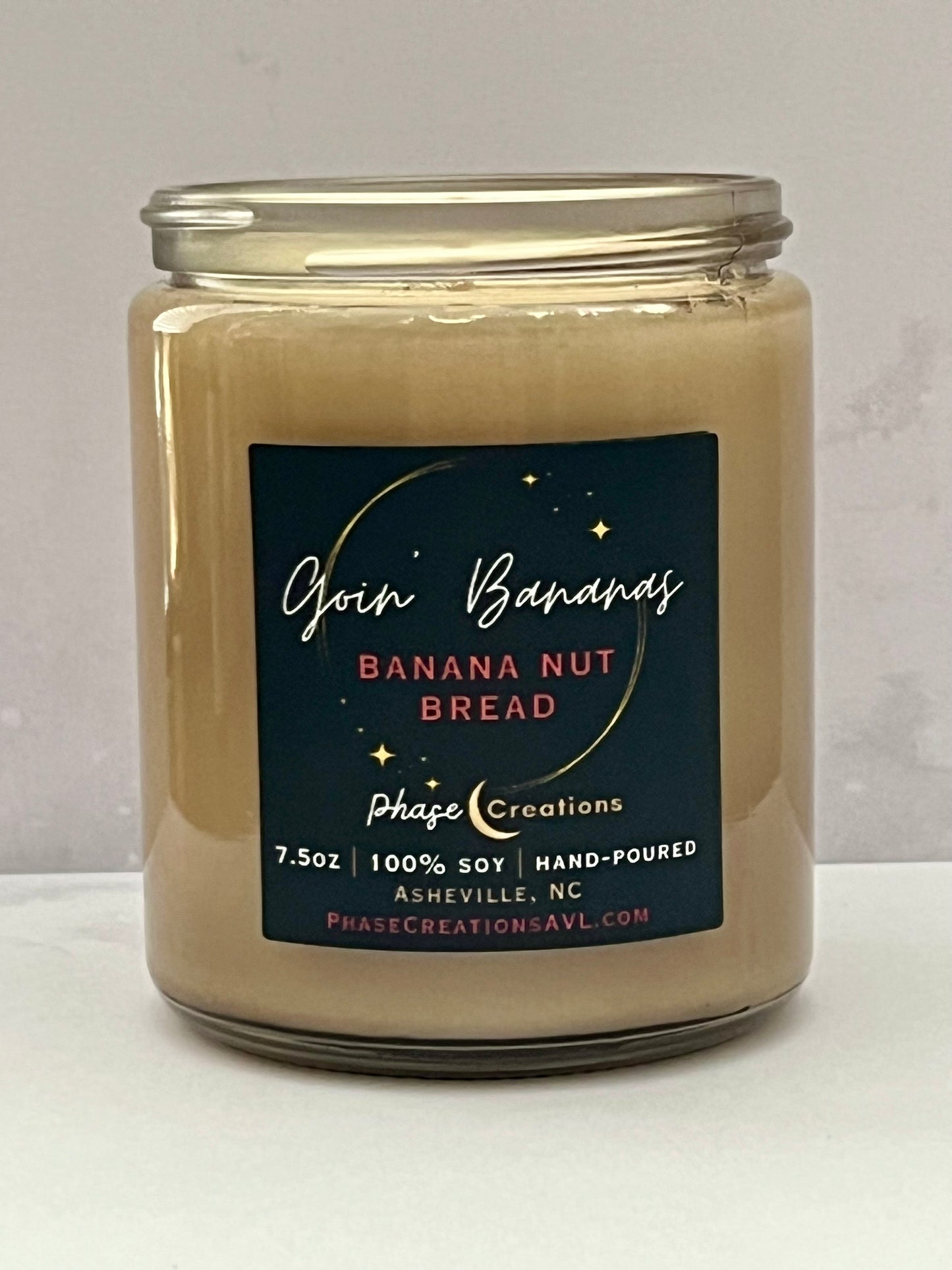 GOIN’ BANANAS ~ Banana Nut Bread | Hand-poured Premium Soy Candle