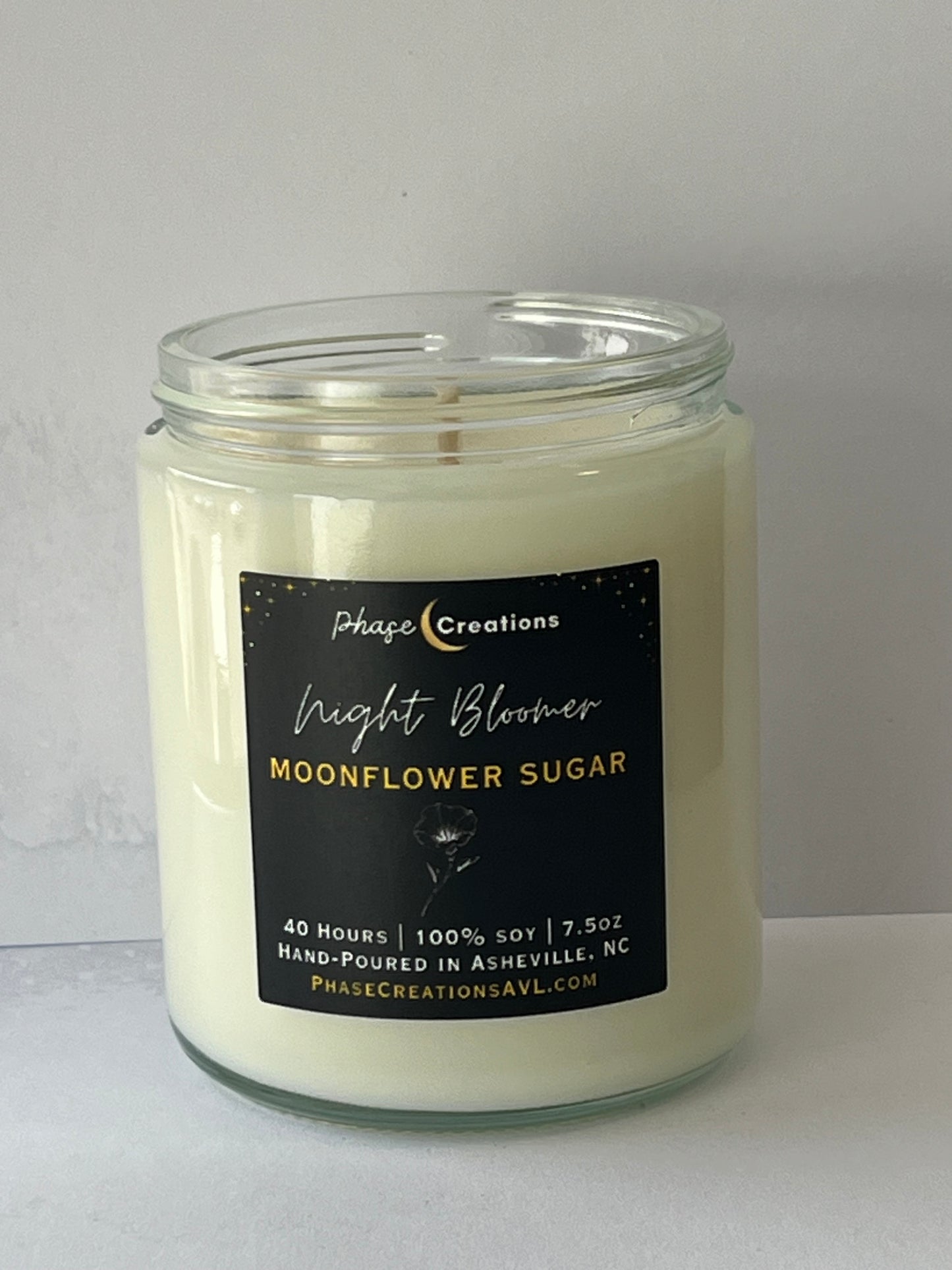 NIGHT BLOOMER ~ Moonflower Sugar | Hand-poured Premium Soy Candle