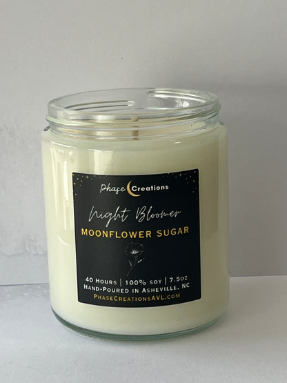NIGHT BLOOMER ~ Moonflower Sugar | Hand-poured Premium Soy Candle