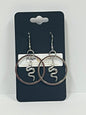 DAINTY SERPENTINE HOOP-DANGLES (SS) | Earrings