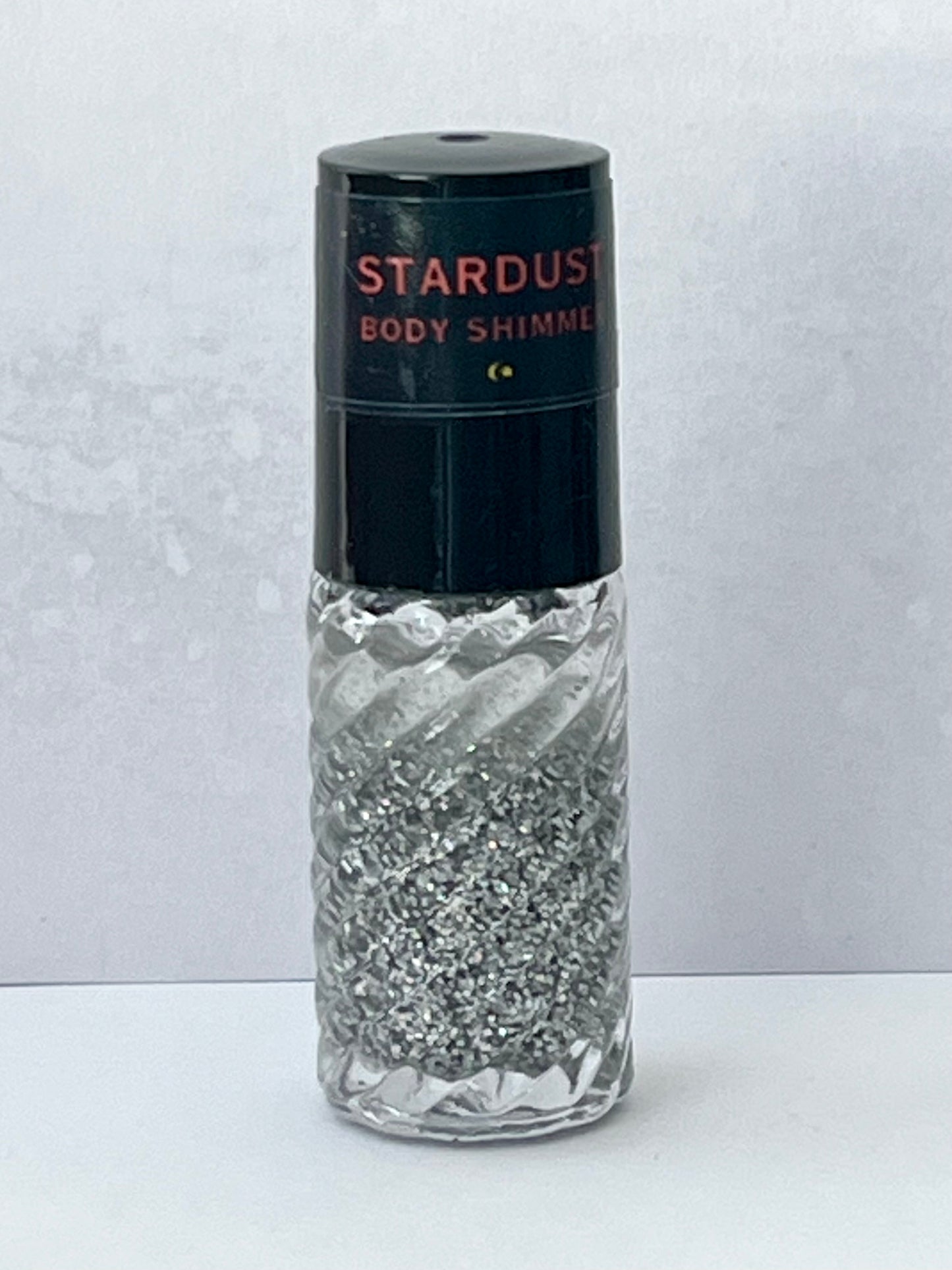 STARDUST BODY SHIMMER | Eco-friendly Silver Halographic Glitter Rollerball (unscented)