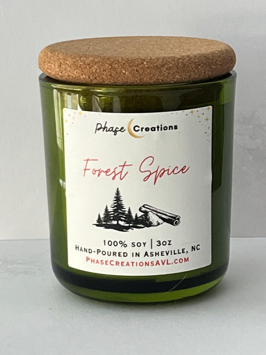 FOREST SPICE ~ Fire, Pine + Spice | Hand-poured Premium Soy Candle