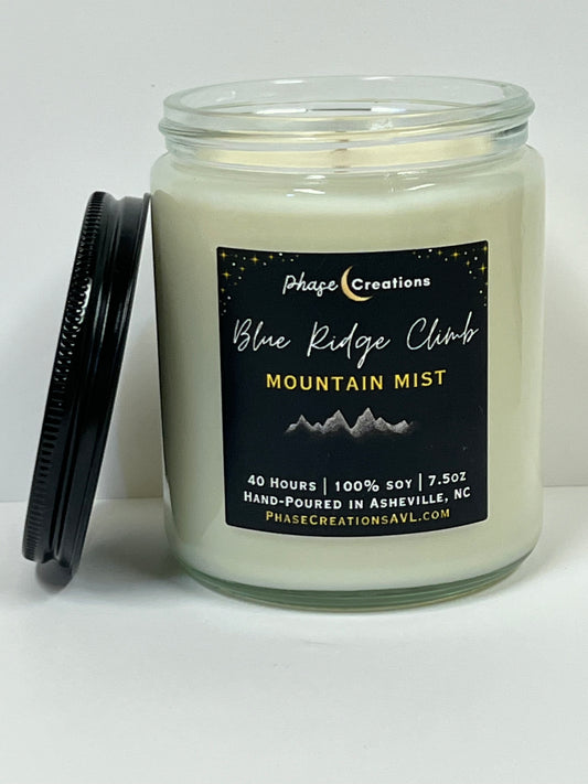 BLUE RIDGE CLIMB ~ Mountain Mist | 40 Hour ~ Hand-poured premium Soy Candle