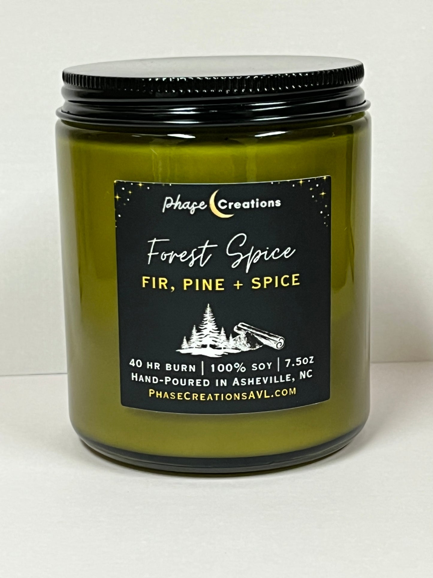 FOREST SPICE ~ Fire, Pine + Spice | Hand-poured Premium Soy Candle