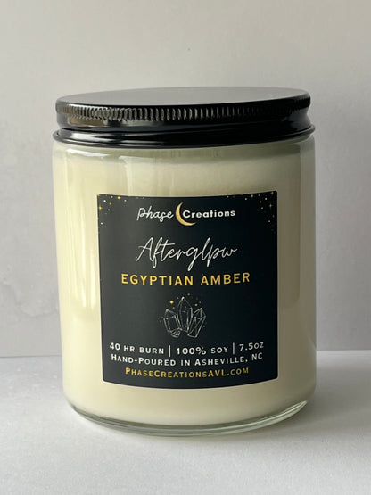 AFTERGLOW ~ Egyptian Amber | Hand-poured Premium Soy Candle