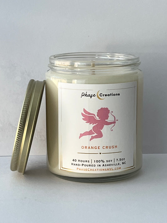 Valentine’s Candle | CUPID ~ Orange Crush | Hand-poured Premium Soy Candle