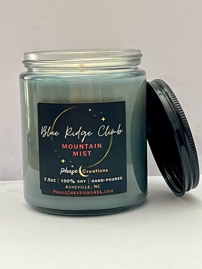 BLUE RIDGE CLIMB ~ Mountain Mist | Hand-poured Premium Soy Candle