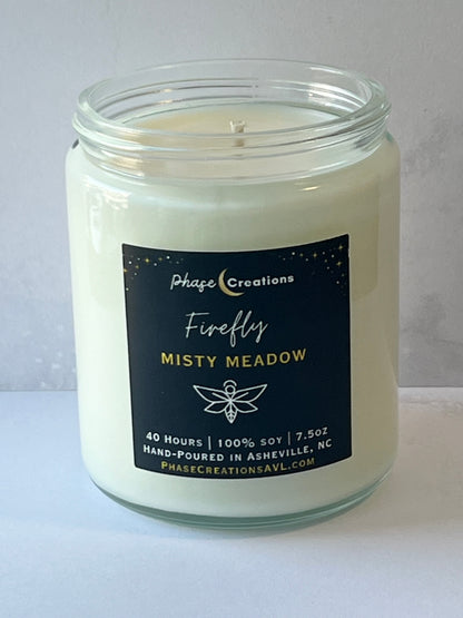 FIREFLY ~ Misty Meadow | 40 Hour ~ Hand-poured premium Soy Candle