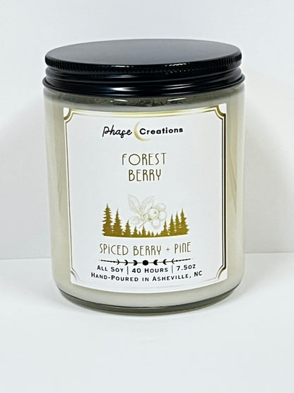 FOREST BERRY ~ Spiced Berry + Pine | 40 Hour ~ Hand-poured premium Soy Candle
