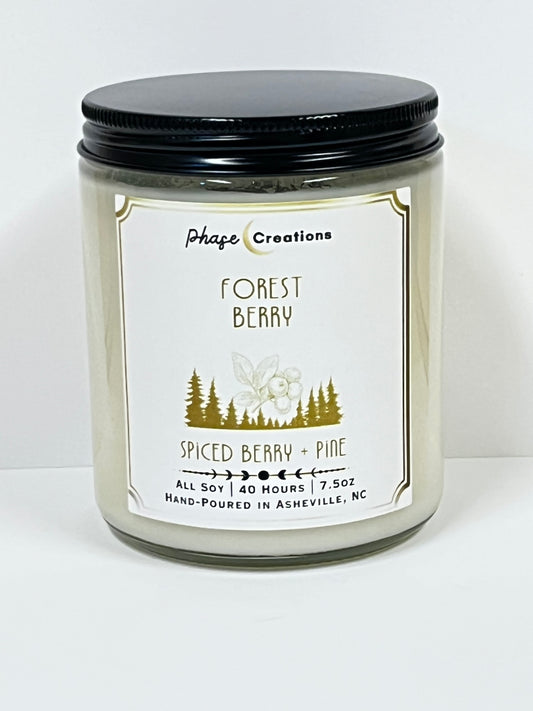 FOREST BERRY ~ Spiced Berry + Pine | 40 Hour ~ Hand-poured premium Soy Candle