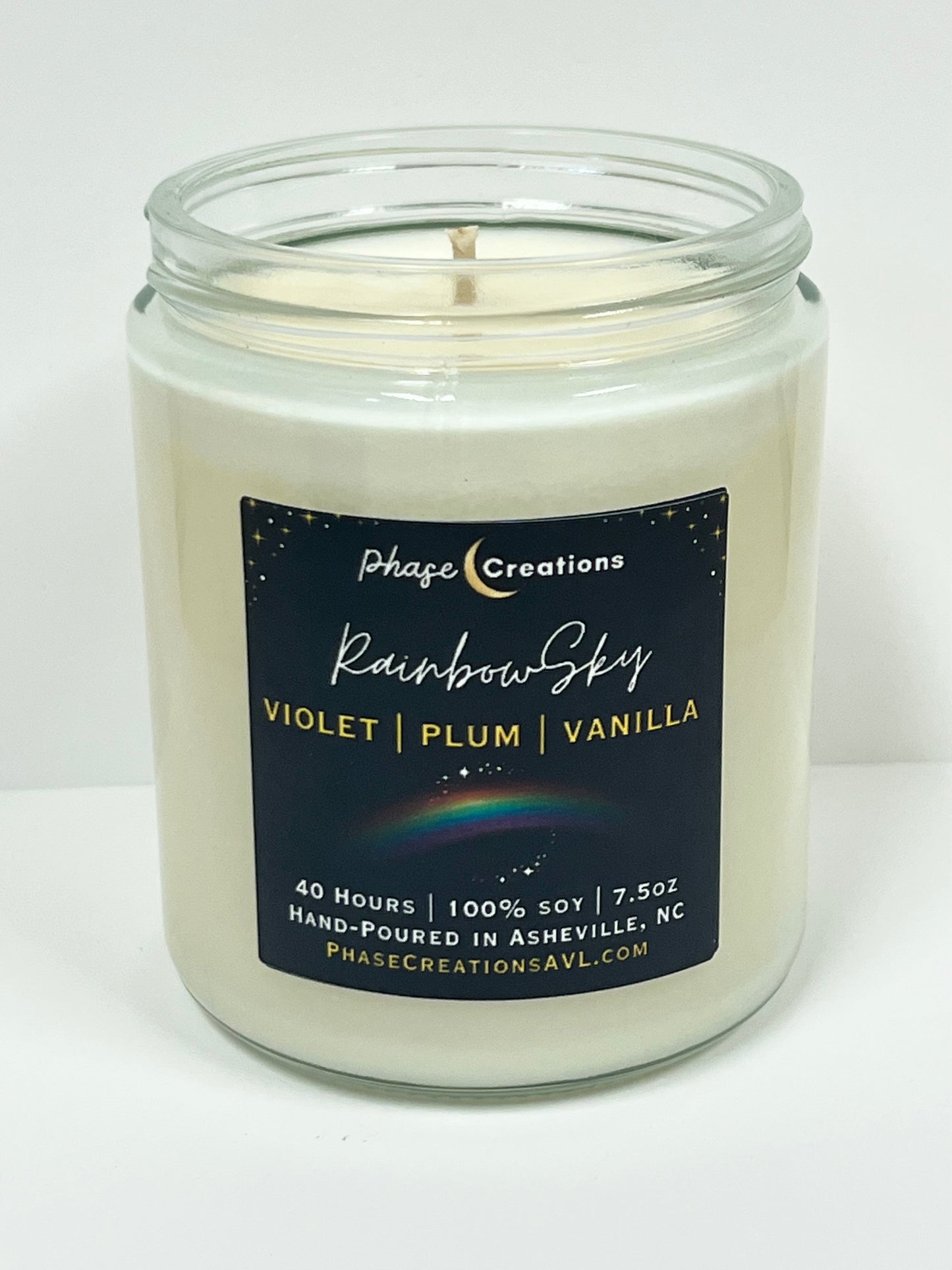 RAINBOW SKY ~ Violet, Plum + Vanilla | 40 Hour ~ Hand-poured premium Soy Candle
